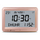 AL-FATIHA FAJ-113 (Golden) Azan Clock Table Clock w/ 8 Azan Sounds &amp; Foldable Stand (White Screen)