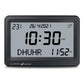 AL-FATIHA FAJ-113 (Black) Azan Clock Table Clock w/ 8 Azan Sounds &amp; Foldable Stand (White Screen)