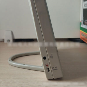 AL-HARAMEEN HA-4012 2-in-1 Azan Wall Clock &amp; Table Clock (Gray) with Hijri and Gregorian Calendars