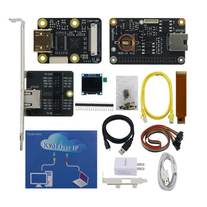 PiKVM-A4 Kit Open Source Software for Raspberry Pi Zero 2 WPiKVMV2 HAT Remote Control with 5V Power Adapter
