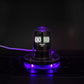 GHG01 Pseudo Glow Tube Clock Alarm Clock Desktop Ornament Supports Automatic Updates via Wifi