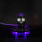 GHG01 Pseudo Glow Tube Clock Alarm Clock Desktop Ornament Supports Automatic Updates via Wifi