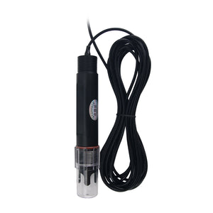 PH EC Temp Meter PH and EC Meter Water Quality Online Sensor w/ Screen and DIN Rail Module Enclosure