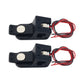 SimPlayer Aluminum Alloy Shift Paddles RC Game Simulation Steering Wheel Magnetic Paddles with Mount for Logitech/Thrustmaster