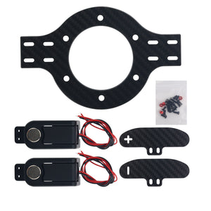 SimPlayer Aluminum Alloy Shift Paddles RC Game Simulation Steering Wheel Magnetic Paddles with Mount for Logitech/Thrustmaster