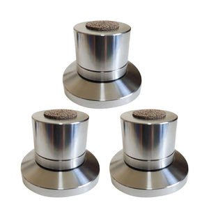 3PCS Stainless Steel FE Large Audio Stand Spike Shock-absorber Foot Pad for Audio Speakers/Amplifiers
