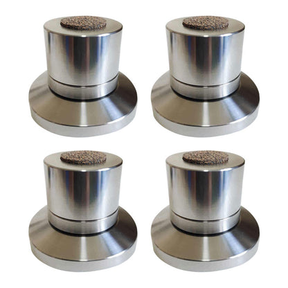 4PCS Stainless Steel FE Large Audio Stand Spike Shock-absorber Foot Pad for Audio Speakers/Amplifiers