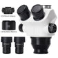 HY-5100-HG7045 7-50X Slide-rail Base Microscope Stand Digital Camera Stereo Trinocular Lens for Cellphone Repair Soldering Tools