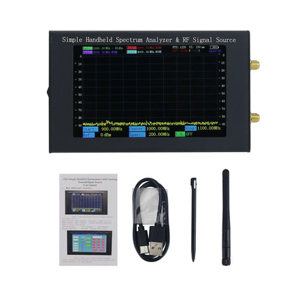 ZQ6 6G Simple Handheld Spectrum Analyzer &amp; Tracking Generator &amp; Signal Source w/ 4.3" Touch Screen