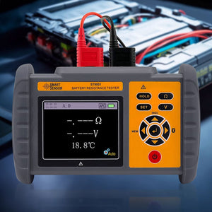 ST9001 Battery Resistance Tester Voltage/Temperature Measurement Support APP Bluetooth Connection