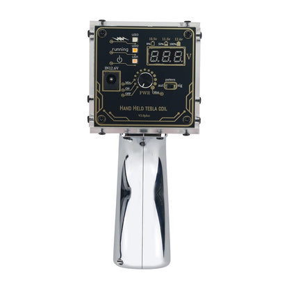 Third Generation Plus Enhanced Version 2200mAH Tesla Coil Gun Handheld Magnetic Energy Generator with Power Adapter