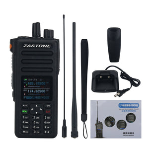 ZASTONE M9 Portable 10W High Power 8 Frequency Band Handheld Walkie Talkie 2xPTT Support CN/EN Switch