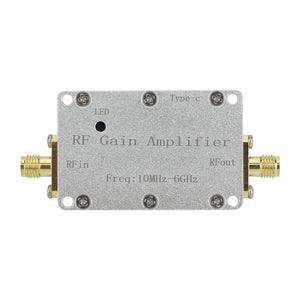 YZ-GB016040G 10MHz-6GHz Wideband 40dB High Flatness RF Gain Amplifier Type-C Interface and SMA Female Connector