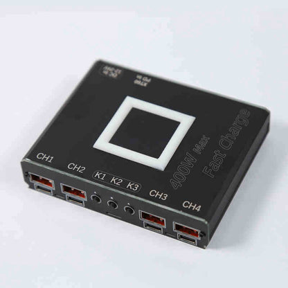 400W Charger 4CH Full Protocol Fast Charging Module SW3518 Buck Module w/ 1.54&quot; Screen for QC3.0 PD