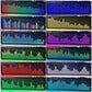 AS1000 Professional Full Color Music Spectrum Display Rhythm Light Dedicated for 2P3 3U Cabinet with Mounting Bracket