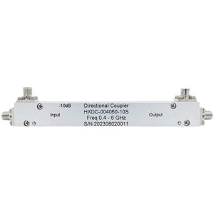 HXDC-004060-10S 0.4-6GHz RF Microwave 30W 10dB Directional Coupler with SMA Female Connector