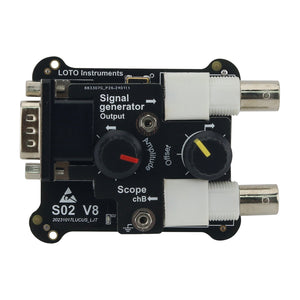 LOTO S02 Signal Generator Module Single Channel 13M Bandwidth Compatible with OSC482/A02/2002/H02 Series