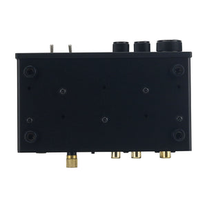 T9 Preamplifier 2x6E2 HiFi Electronic Tube Amplifier MM/MC Turntable Microphone Amplifier Phono Input 3.5mm Output