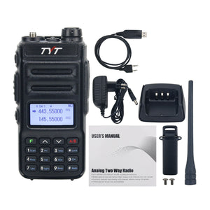 TYT TH-UV88 5W VHF UHF Radio Long-Range Handheld Transceiver Walkie Talkie with Programming Cable