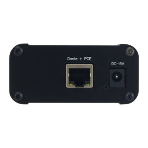 New Version Dante Audio Interface Ultimo 4x4 AOIP Network Interface 2-Channel AES3 Input and 2-Channel AES3 Output