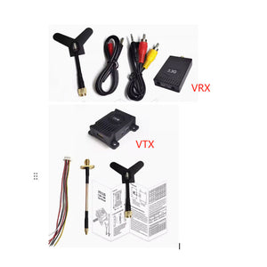 Set of 3.3GHz 4W TX RX Wireless Video Transmitter Receiver VTX + VRX with Manual for FPV Drones