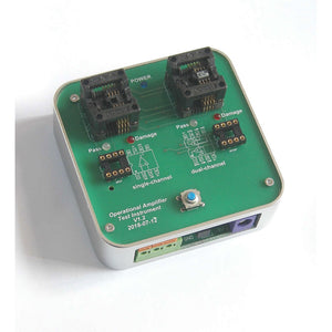 5.5V-28V Operational Amplifier Tester Instrument OP AMP Tester Suitable for Single &amp; Dual OP AMP