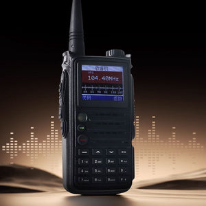 LD-6100 Outdoor Handheld UV Dual Band DMR Digital Walkie Talkie Dual Time Slot 76-108MHz FM Receiver