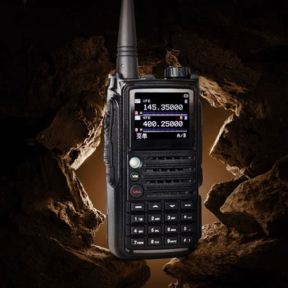 LD-6100 Outdoor Handheld UV Dual Band DMR Digital Walkie Talkie Dual Time Slot 76-108MHz FM Receiver