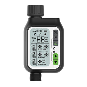 Automatic Water Timer Garden Water Timer (Rain Sensor Version) with 3/4 Thread &amp; Large Screen