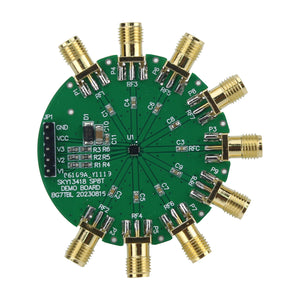 SKY13418 SP8T RF Switch Module 0.1G 10K - 6G Testing Board Single Pole Eight Throw Demo Board RF Microwave