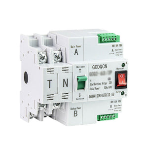 GCDQCN 4P 100A ATS Automatic Transfer Switch (4P100A) for 35mm Rail and Lighting Distribution Box