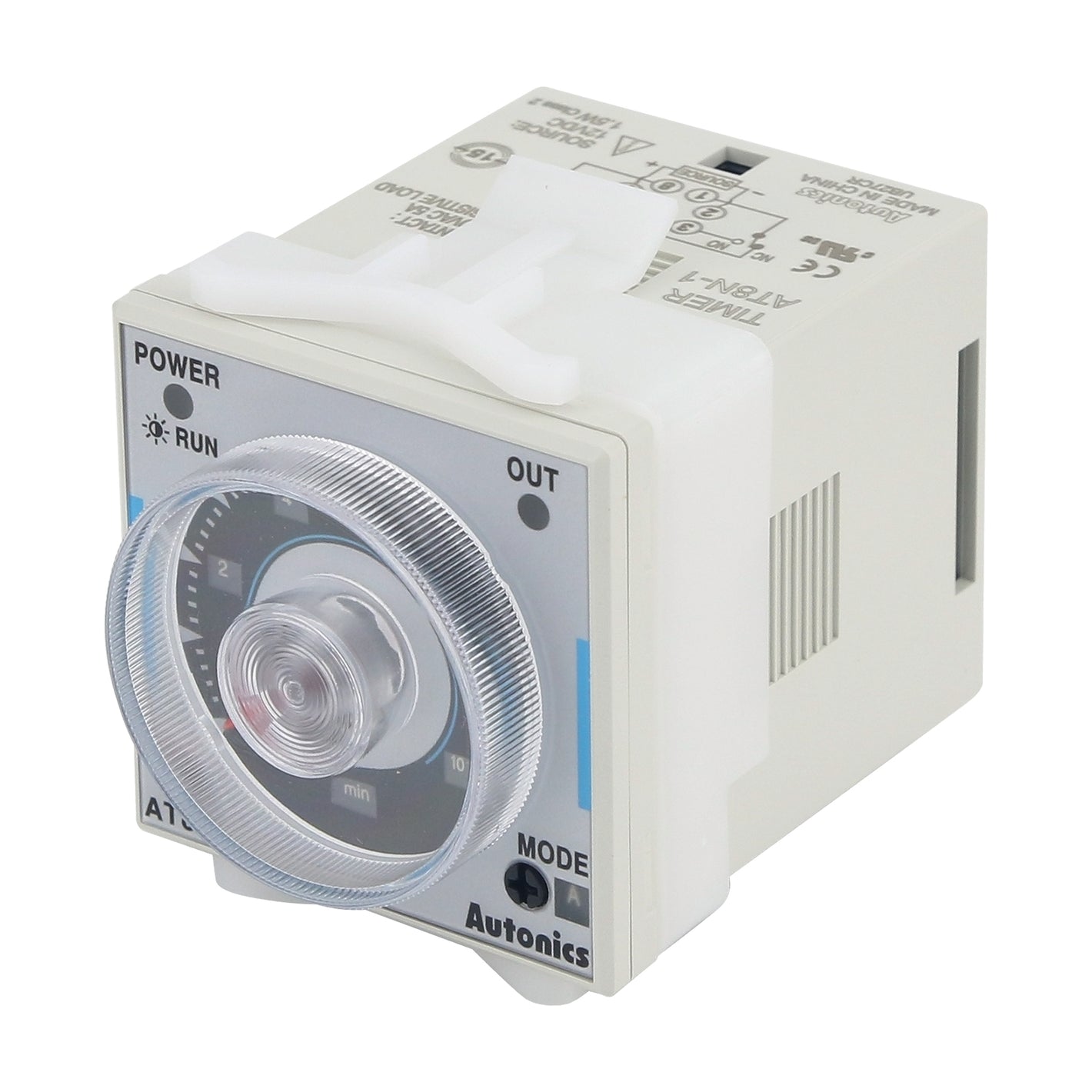 AT8N-1 Original 12V Timer Relay Multi-Range Time Delay Relay Analog 6-Mode for Autonics