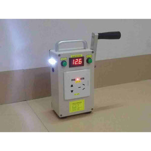Super Capacitor Version 20W Portable Multifunctional DC Hand Crank Generator Emergency Power Supply
