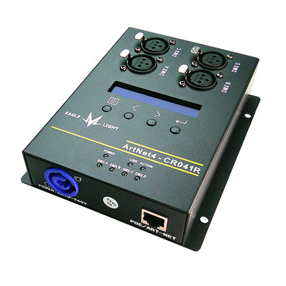 ArtNet4-CR041R 4CH Artnet to Dmx512 Conversion Artnet Dmx512 Network Converter for Lighting Control