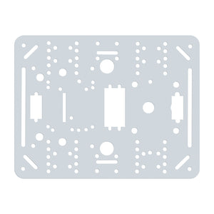 Tracked Chassis Metal Tank Chassis Smart Robot Car with 12V 300RPM 37 Motors TS100 Unassembled