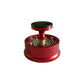 Red GUOHETEC Stamp-shaped Morse Key Telegraph Key Set Comes with Solid Wood Gift Box &amp; Key Caps