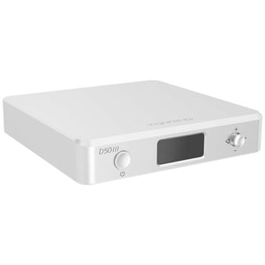 TOPPING D50 III Desktop HiFi DAC D50III BT5.1 Audio Decoder (Silver) w/ Remote Control &amp; 2 ES9039Q2M
