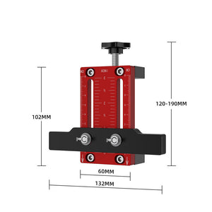Cabinet Door Positioner Cabinet Door Mounting Jig Made of Aluminum Alloy Facilitates Punching Holes
