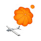 Zodiac UAV Parachute Drone Parachute for 12KG UAVs Fixed-wing Aircraft Model Aeroplanes &amp; Halo Pro