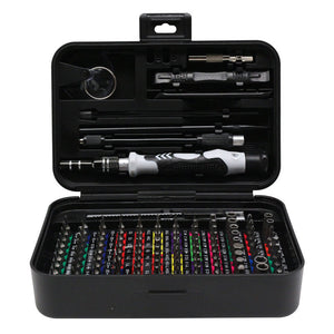 YDL-21132 132-in-1 Precision Screwdriver Set with 108pcs Bits &amp; Magnetic Storage Box &amp; Magnetizer