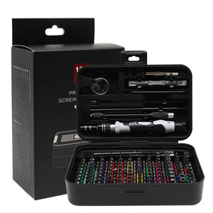 YDL-21132 132-in-1 Precision Screwdriver Set with 108pcs Bits &amp; Magnetic Storage Box &amp; Magnetizer