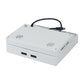 Saturn Slim Combo Game Console (White) with 8" 4:3 LCD Screen and Hifi Stereo Speakers for SS Games
