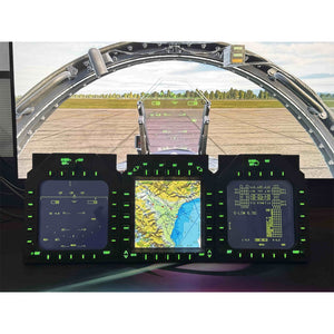 Wefly FA-18C Unit Fuel Control + FA-18C Head-Up Display Control Panel Compatible with DCS World Flight Simulator