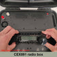 CEX891 Radio Box IP67 Waterproof PP Case with Automatic Air Valve Dedicated for Yaesu FT891 Support DIY Expansion