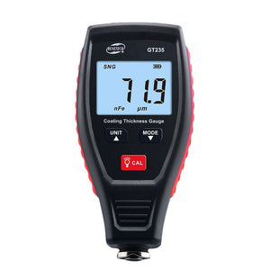 GT235 Coating Thickness Gauge with 0-1800μm Range for Iron and Aluminum &amp; Automobile Paint Surface