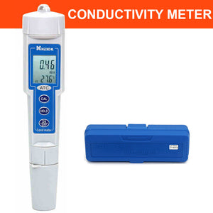 CT-3031 Conductivity Meter Conductivity Pen Tester Measures 0-19.99mS/cm Conductivity &amp; Temperature