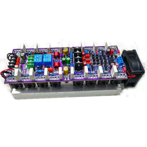 DC1200S-7th DC±50V~±100V 600W+600W Power Amplifier Board Dual Channel 8 Pairs of C5200/A1943 Power Tubes