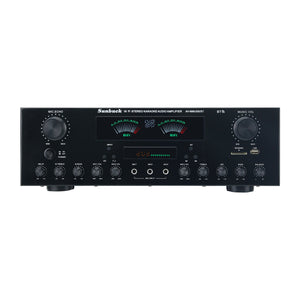 AV-999BT 220V 7 Channel Bluetooth Amplifier Hifi Stereo Karaoke Audio Amplifier w/ 1000W Peak Power