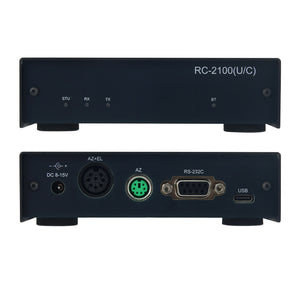 USB-232B Antenna Rotator Controller Antenna Rotor Control Box RC-2100 (U/C) w/ 12V Power Adapter