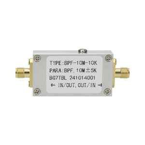 BPF-10M-10K 10MHz Narrow Bandpass Filter 50ohms RF Accessory Crystal Filter with SMA Female Connector
